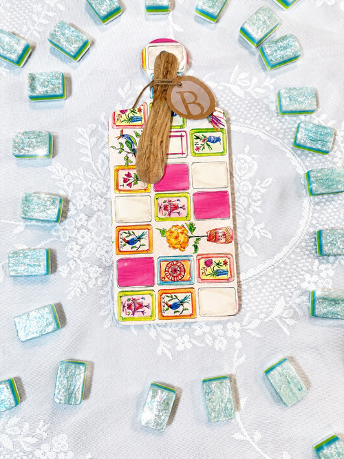 Char-cuterie mahjong cheese board ✨