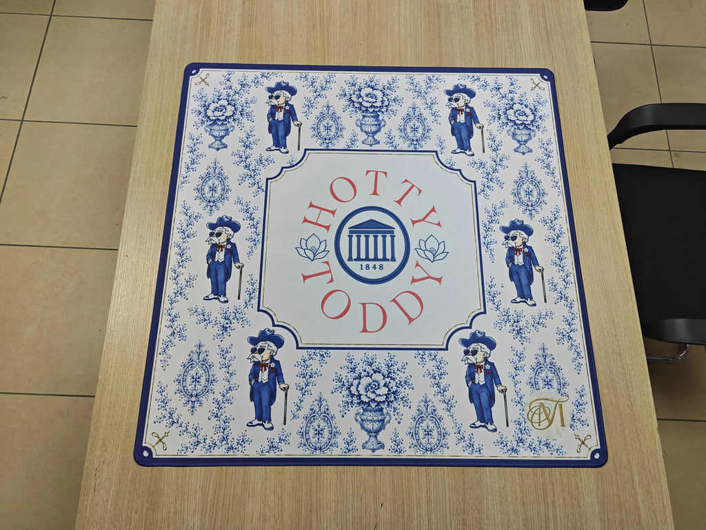 Saturdays in Oxford neoprene mahjong mat
