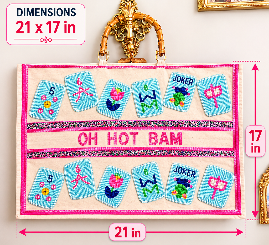 The Oh Hot Bam Mahjong Tote
