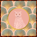 Cheetah royale neoprene mahjong mat